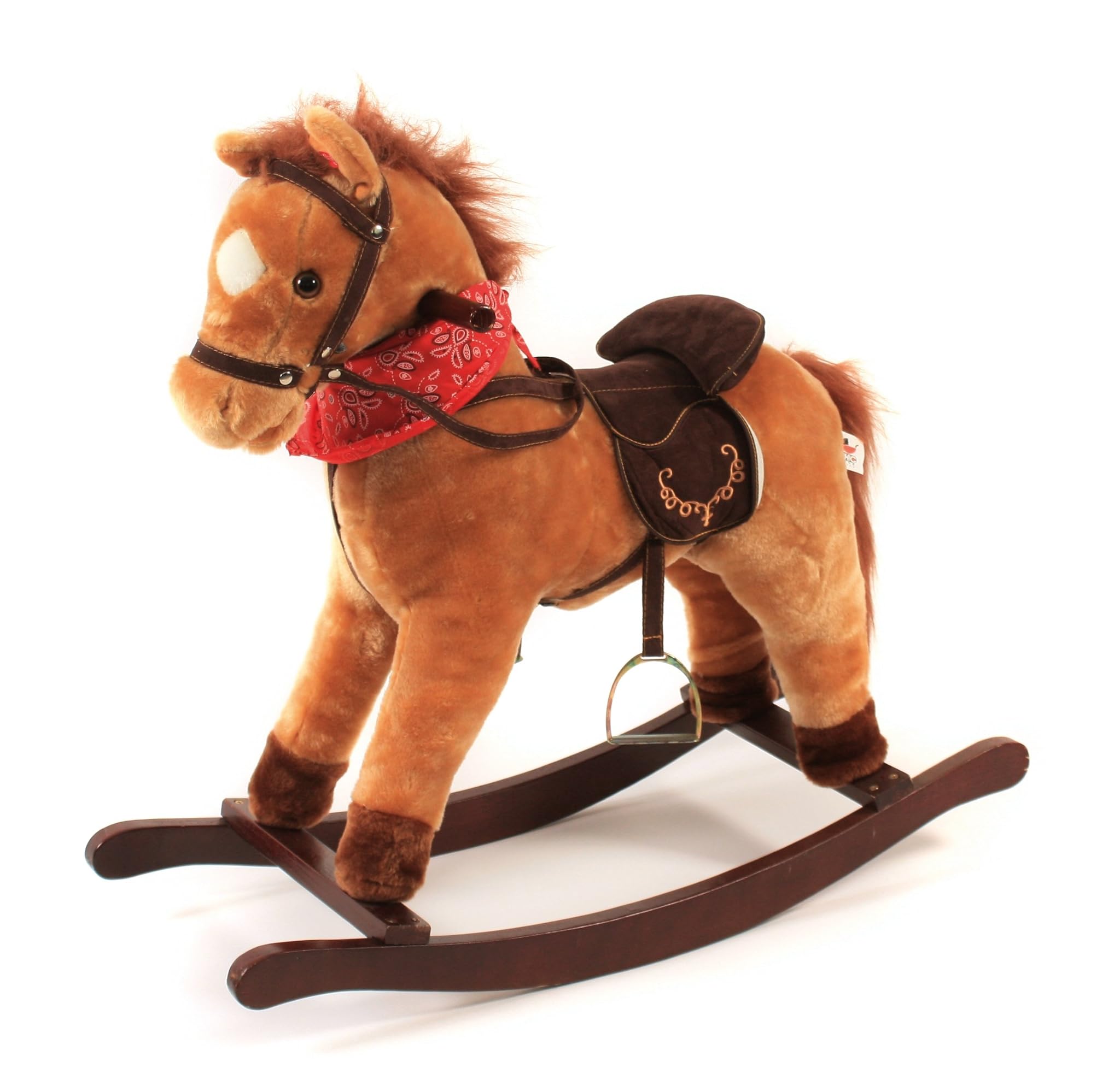 Bayer Chic 2000 Cowboy 405-05 - Cavallo a dondolo con suono, colore: Marrone