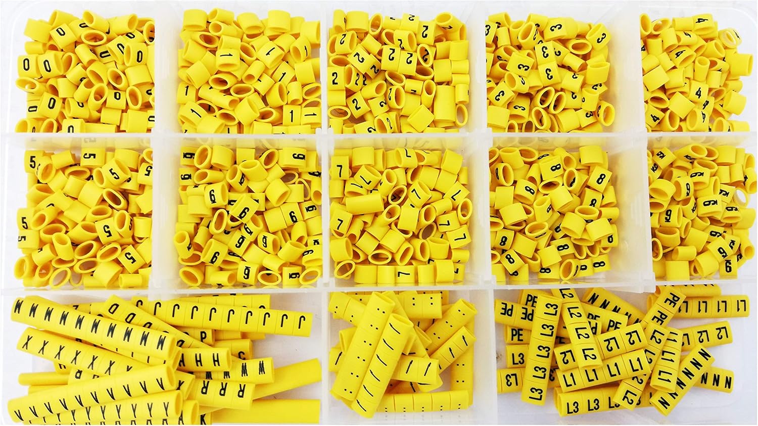 OznaczTo - Etichette per Cavi con Clip, 1460 pezzi - immagine 1