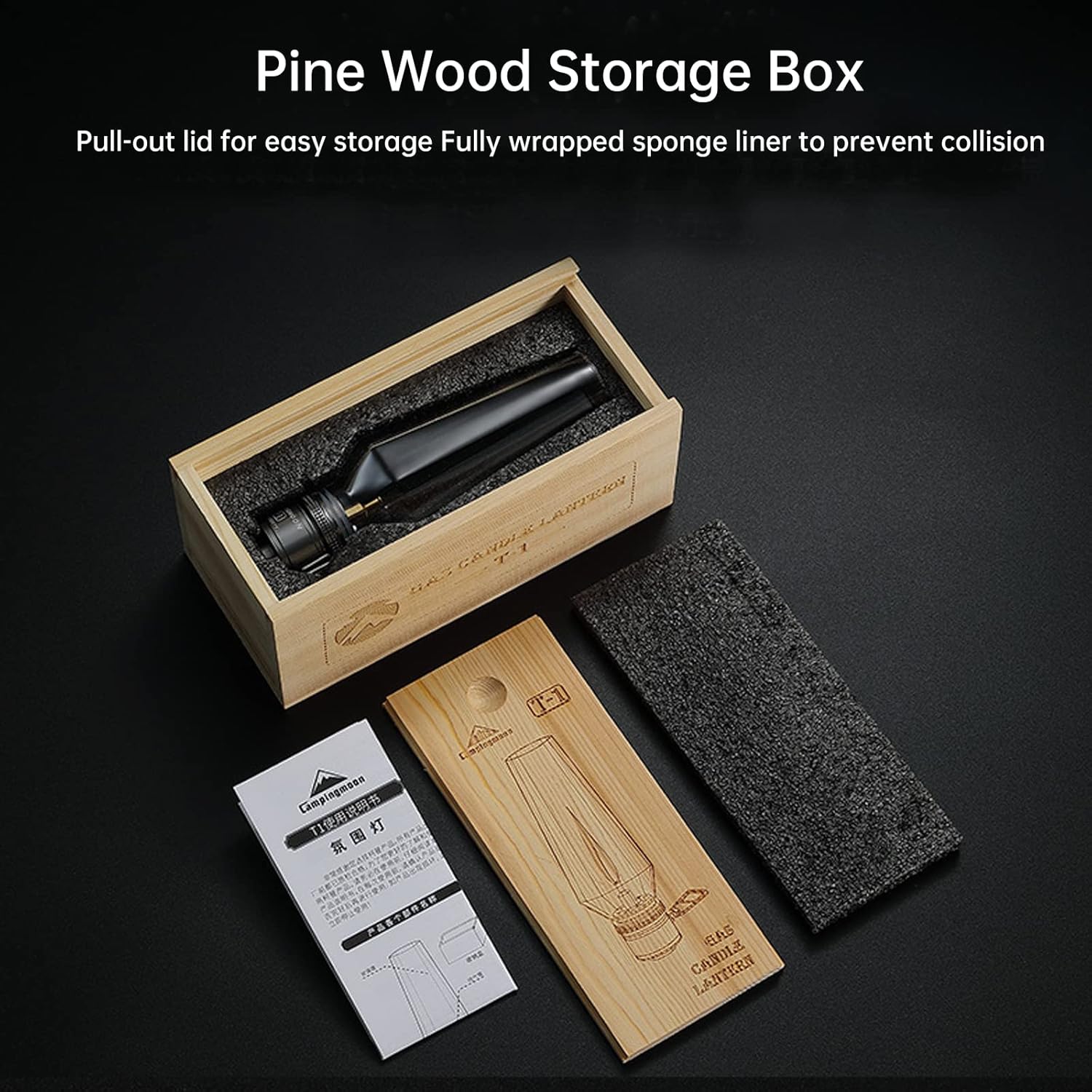 Campingmoon Lanterna a Gas Atmosfera T-1 - immagine 6