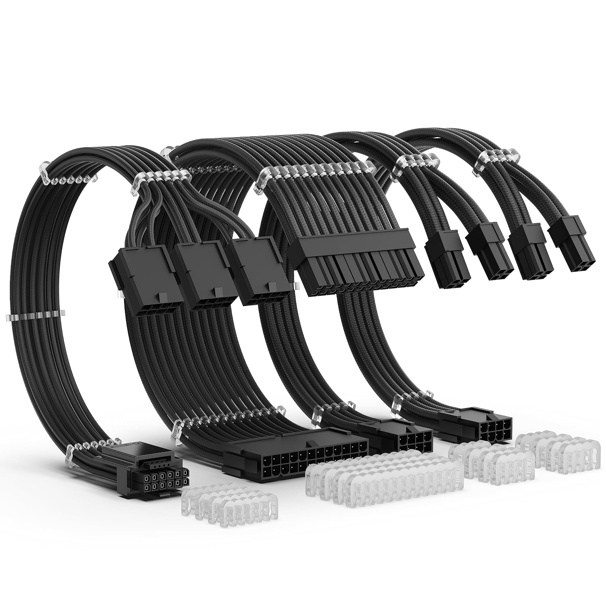 Asiahorse Kit Cavi PCIE5.0 12VHPWR 16 pin a 3*8 pin, Nero