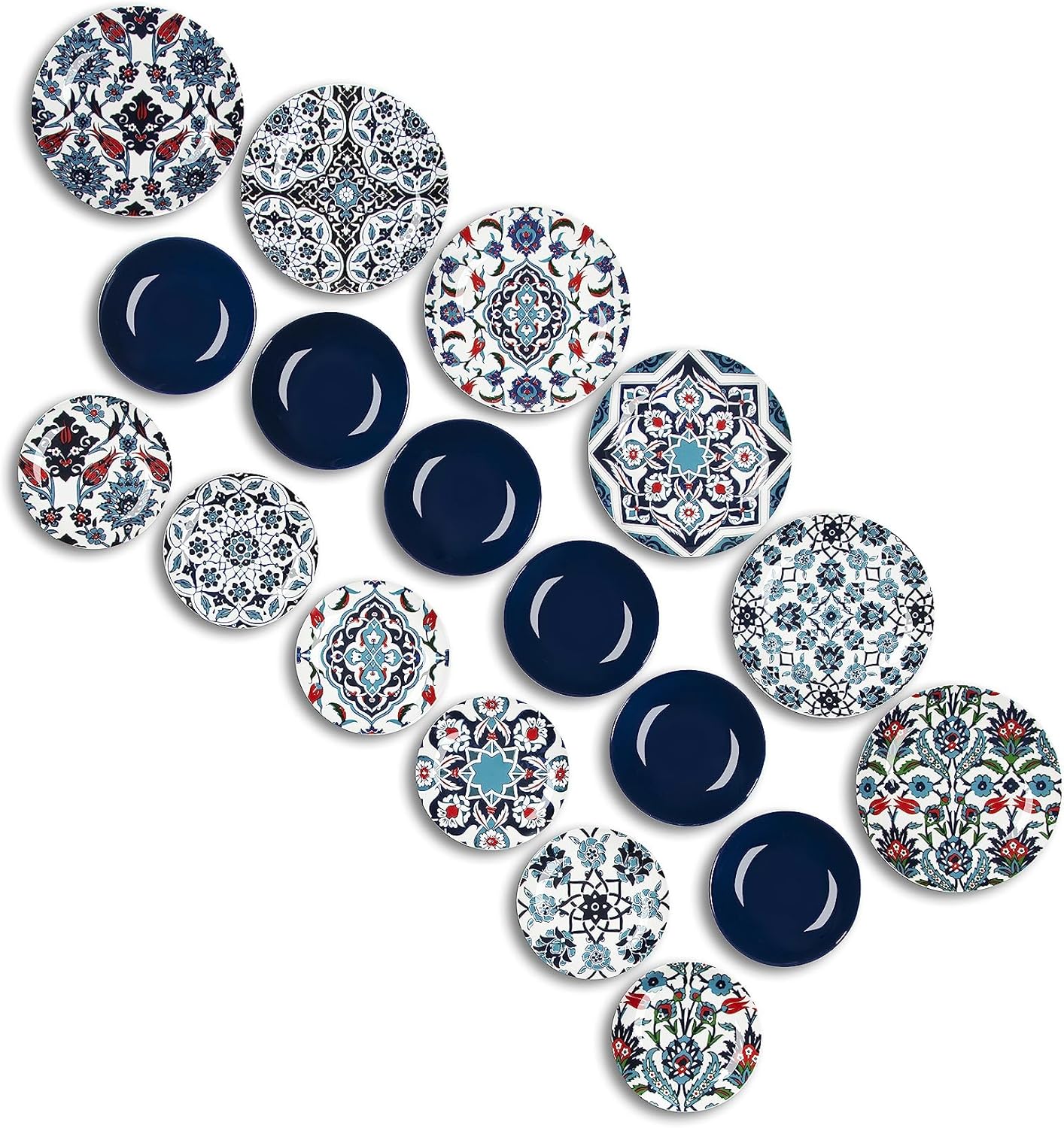 Excelsa Topkapi Servizio Piatti 18 Pezzi Multicolore - immagine 2