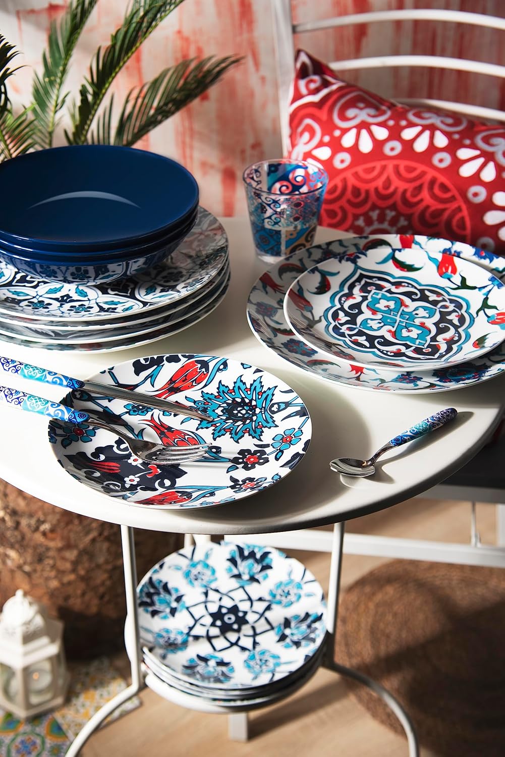 Excelsa Topkapi Servizio Piatti 18 Pezzi Multicolore - immagine 3