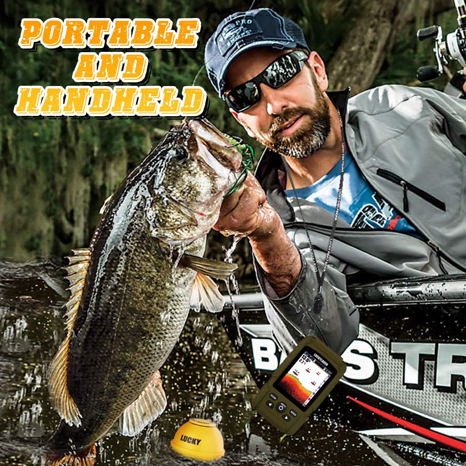 Lucky Fishfinder Ecoscandaglio Portatile Impermeabile - immagine 3