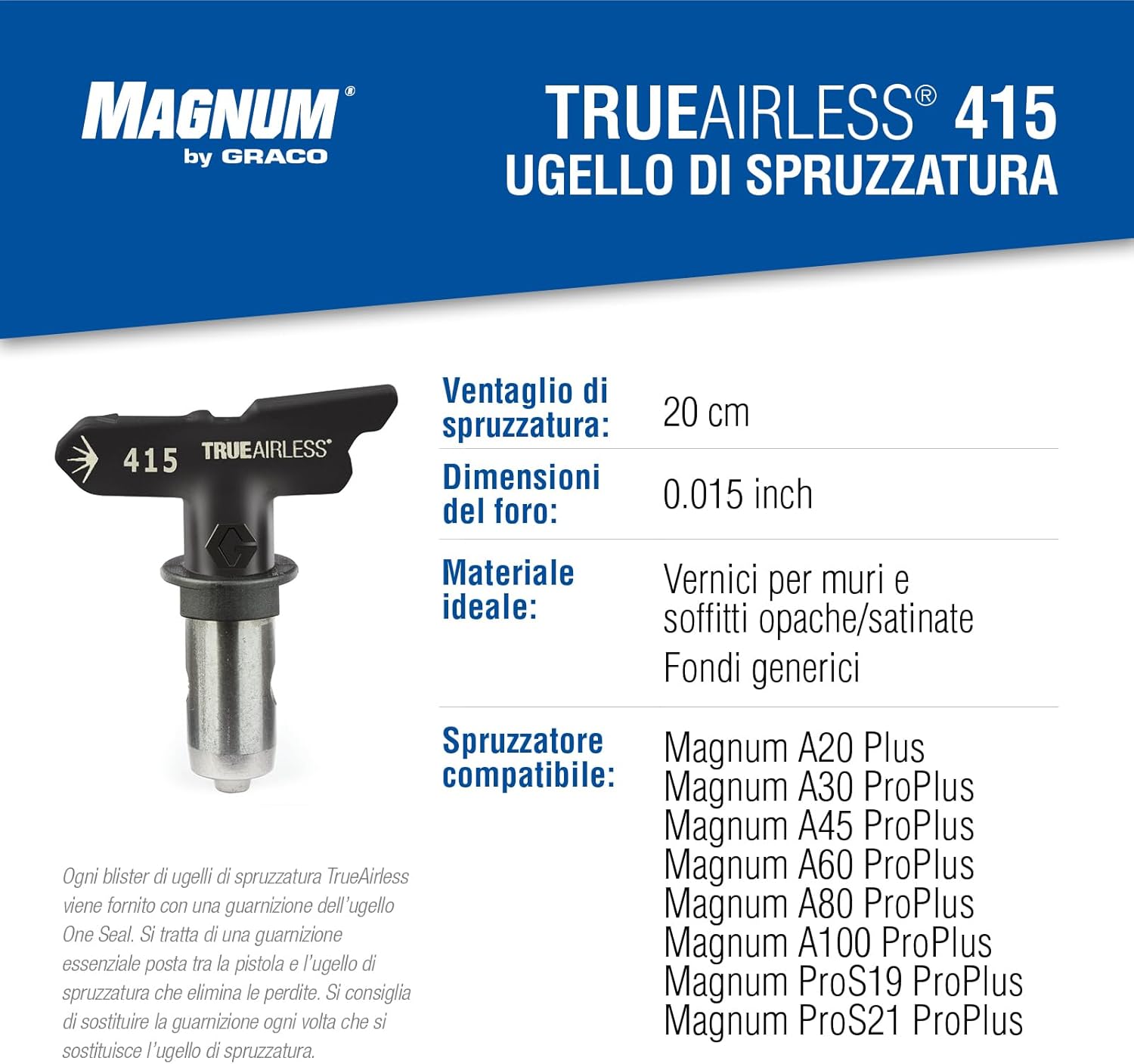 Graco TRA415 Ugello di Spruzzatura TrueAirless - immagine 4