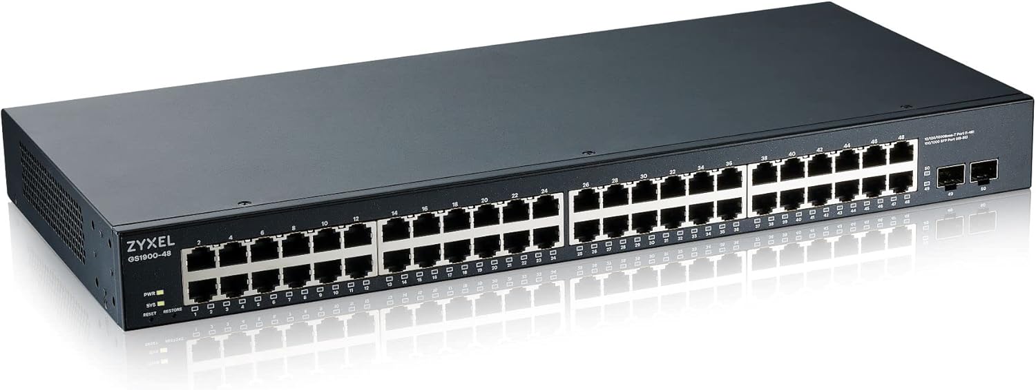 Zyxel GS1900-48 - Switch Gigabit Smart 48 Porte - immagine 4