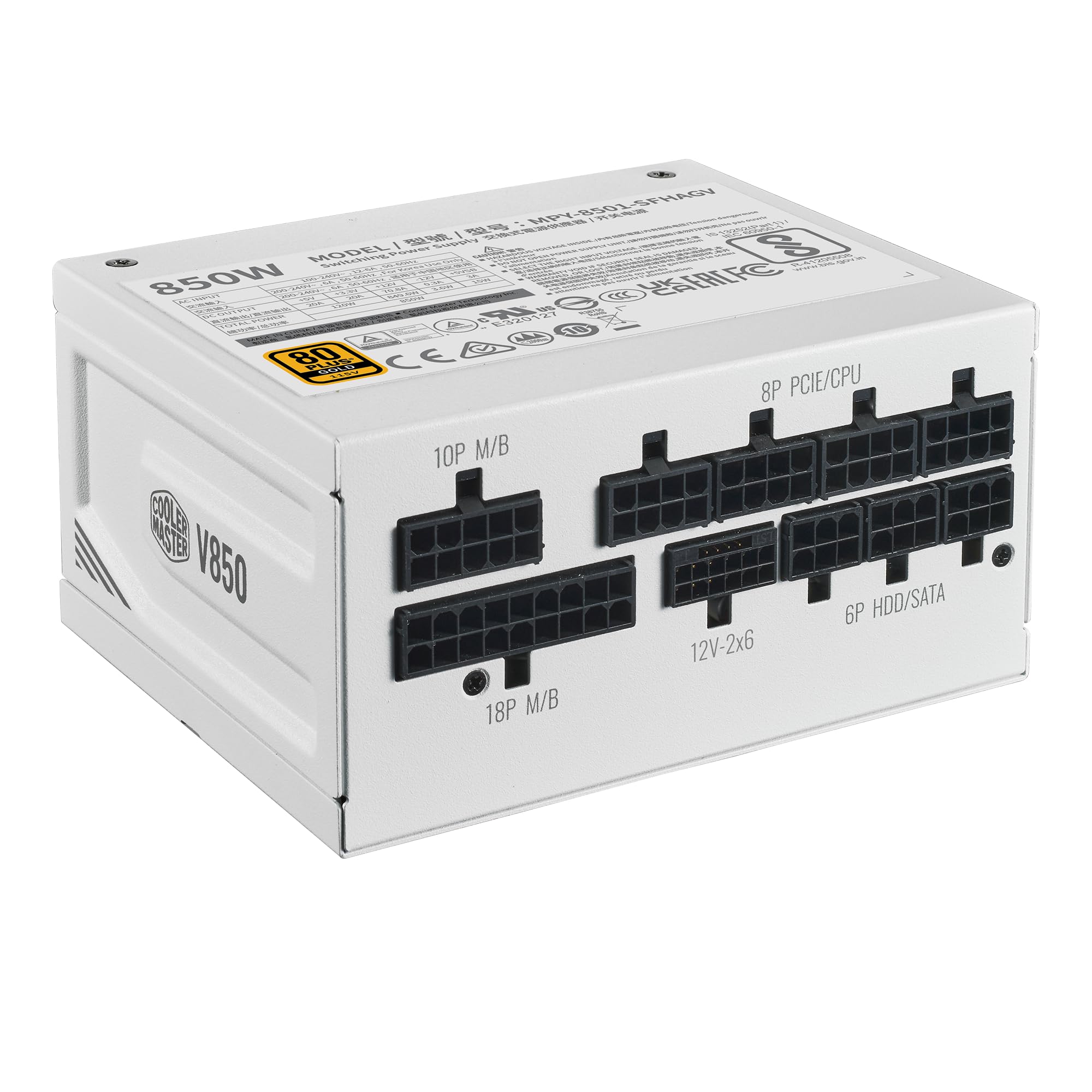 Cooler Master V850 SFX Gold White ITX 850W