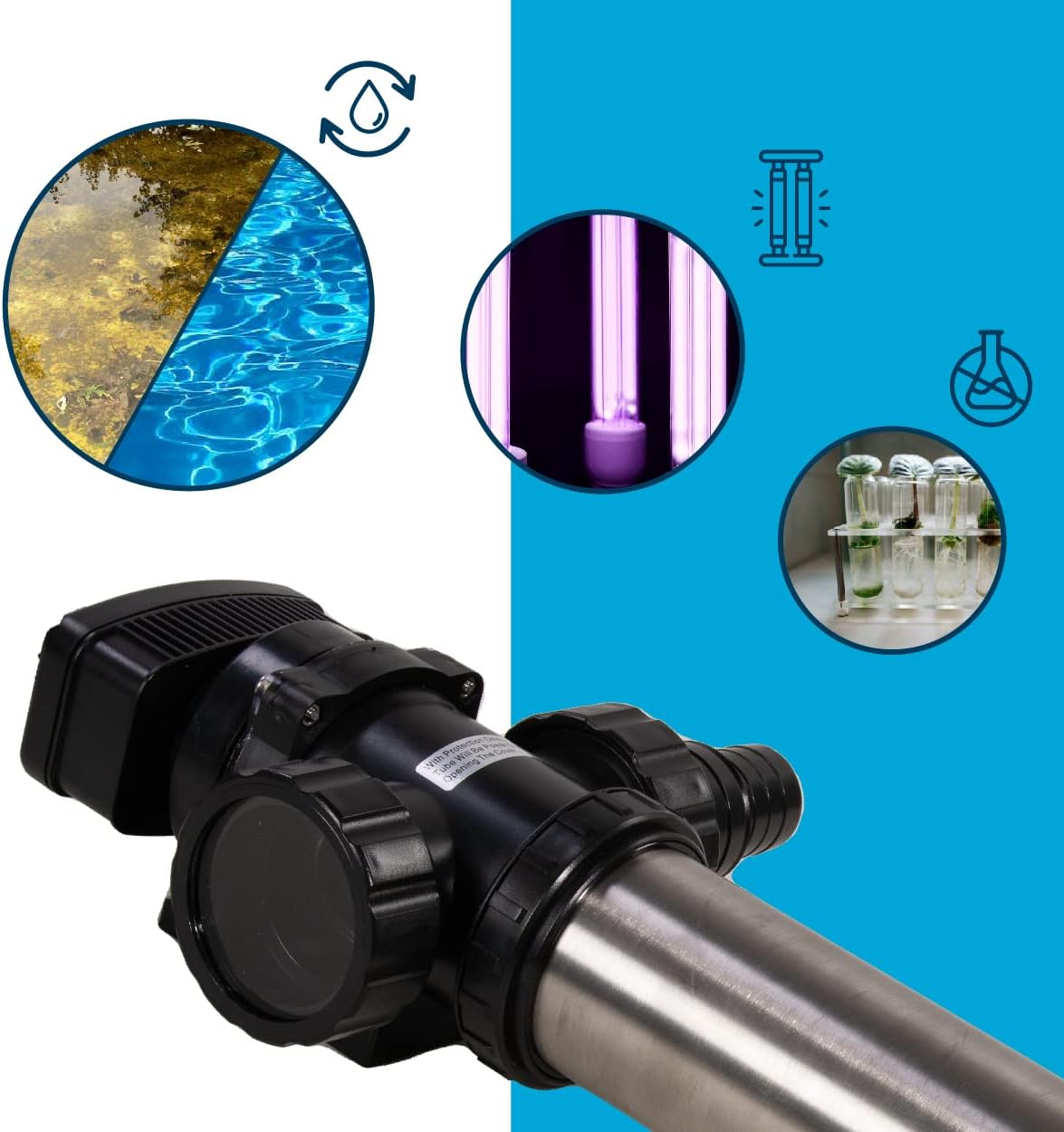 AquaForte SUV-755 RVS UV-C PL 55W - immagine 5