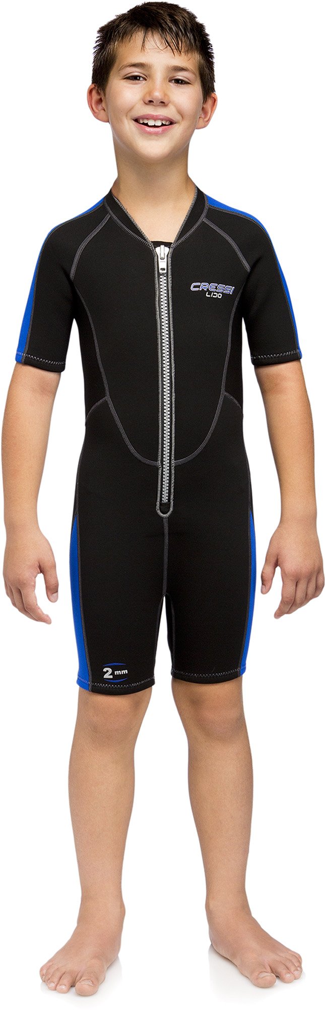 CRESSI Lido Jr Shorty Wetsuit Muta Shorty Junior, Neoprene Bifoderato 2mm, Unisex