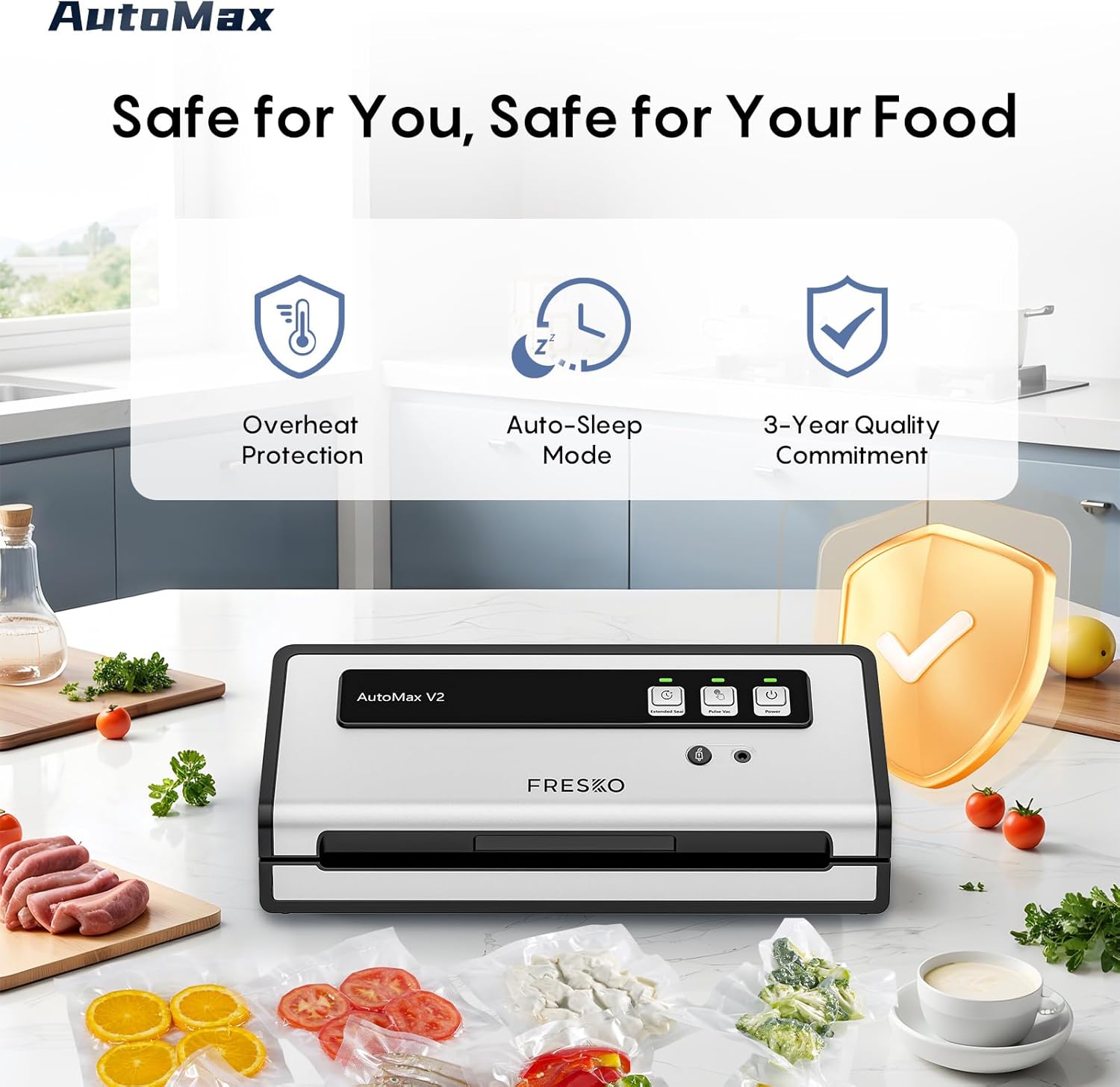 Fresko Automax V2 - Macchina Sottovuoto Automatica 140W - immagine 7