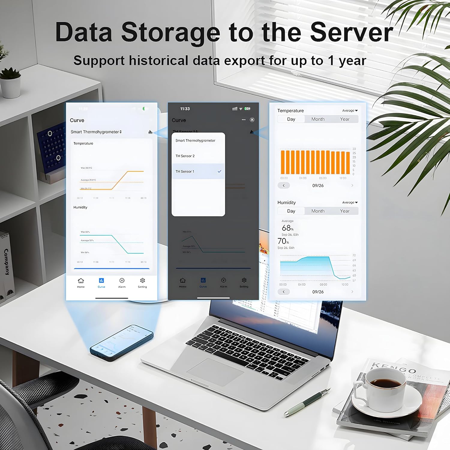 Comboss Sensore Termometro e Umidità con App - immagine 5