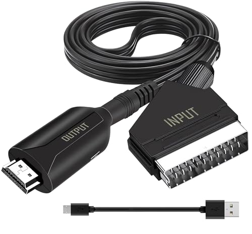 Convertitore da Scart a HDMI - Adattatore Audio Video HD 1080P