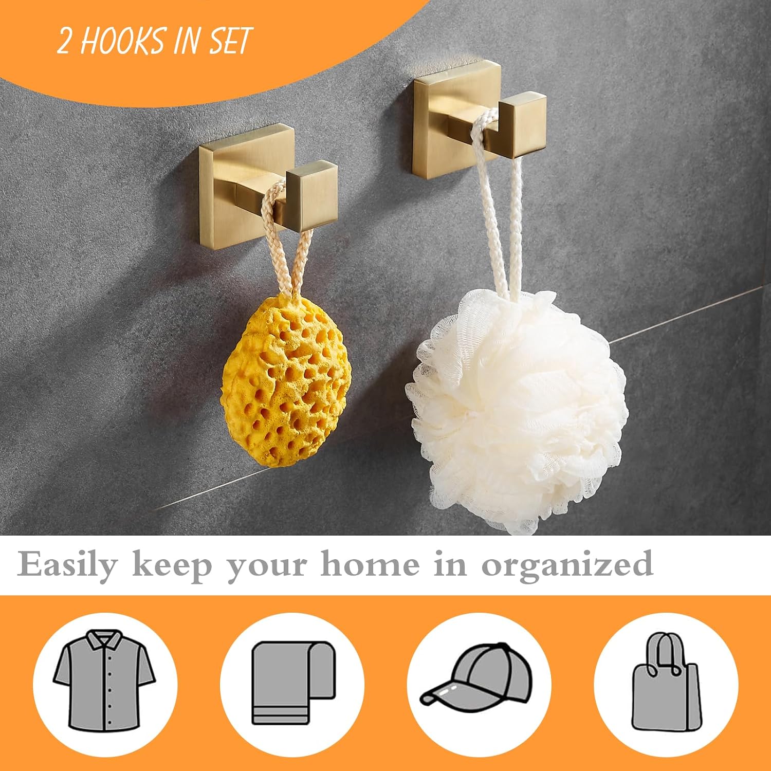 Beelee BA203BG-5 - Set Accessori Bagno 4 Pezzi - immagine 4