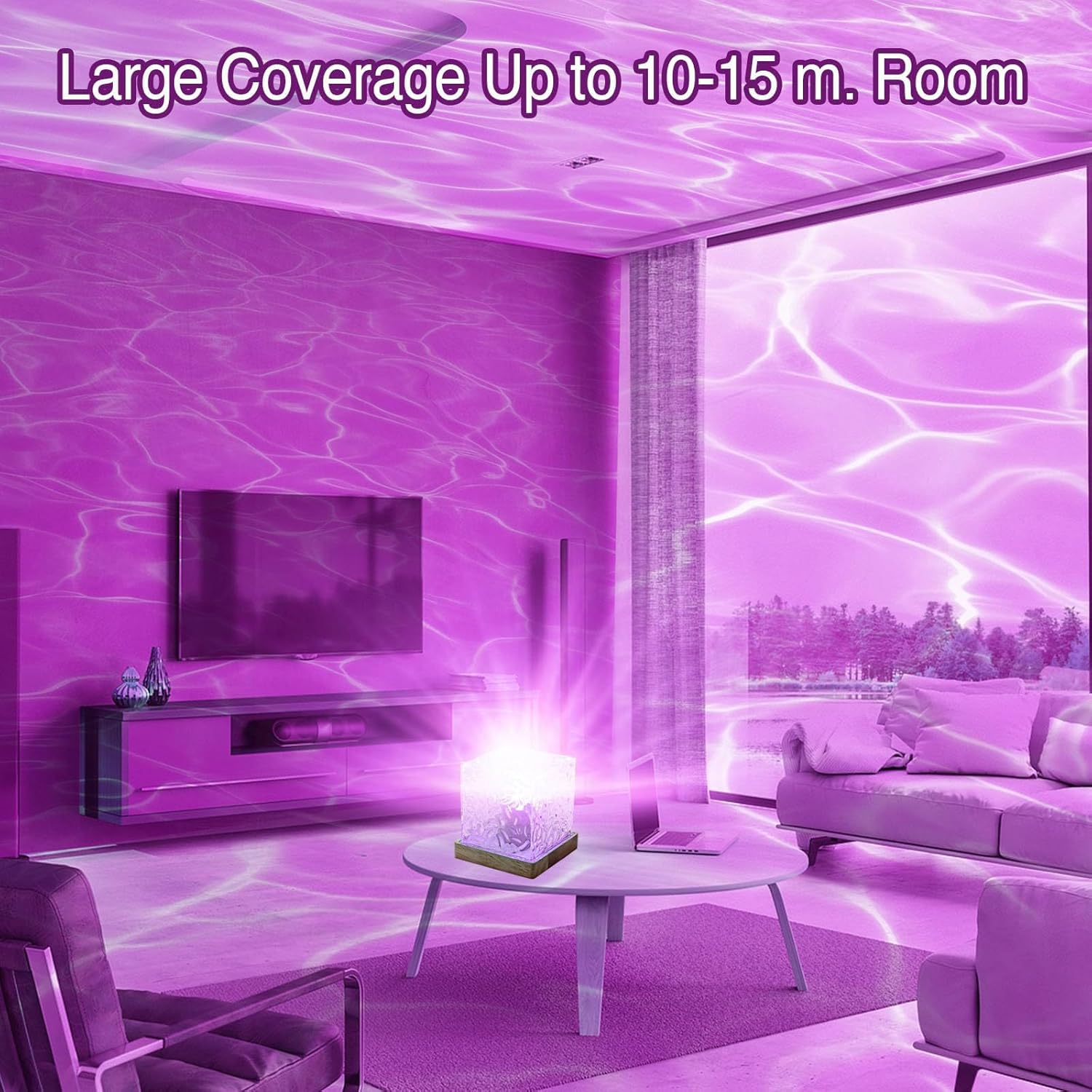 LETOUR Lampada Proiettore Aurora Boreale 16 Colori - immagine 2