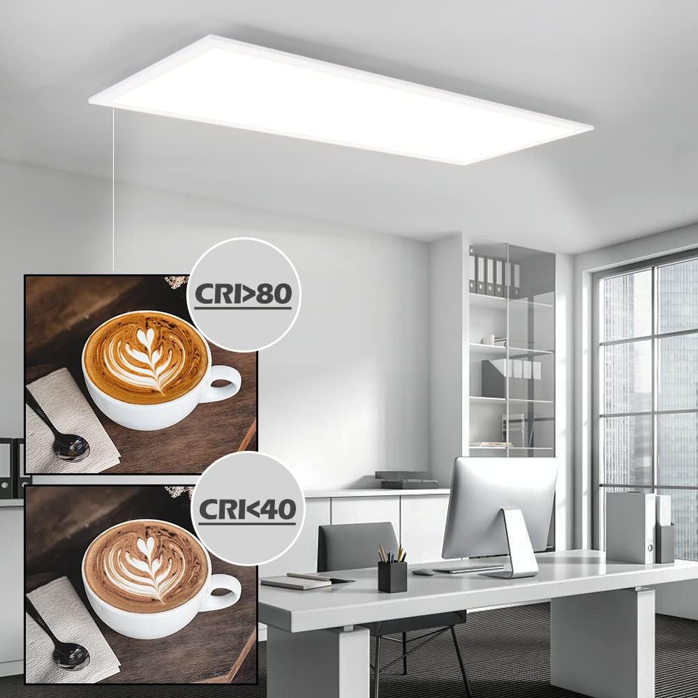 Cbjktx LED Plafoniera Dimmable Pannello 100x25CM - immagine 7