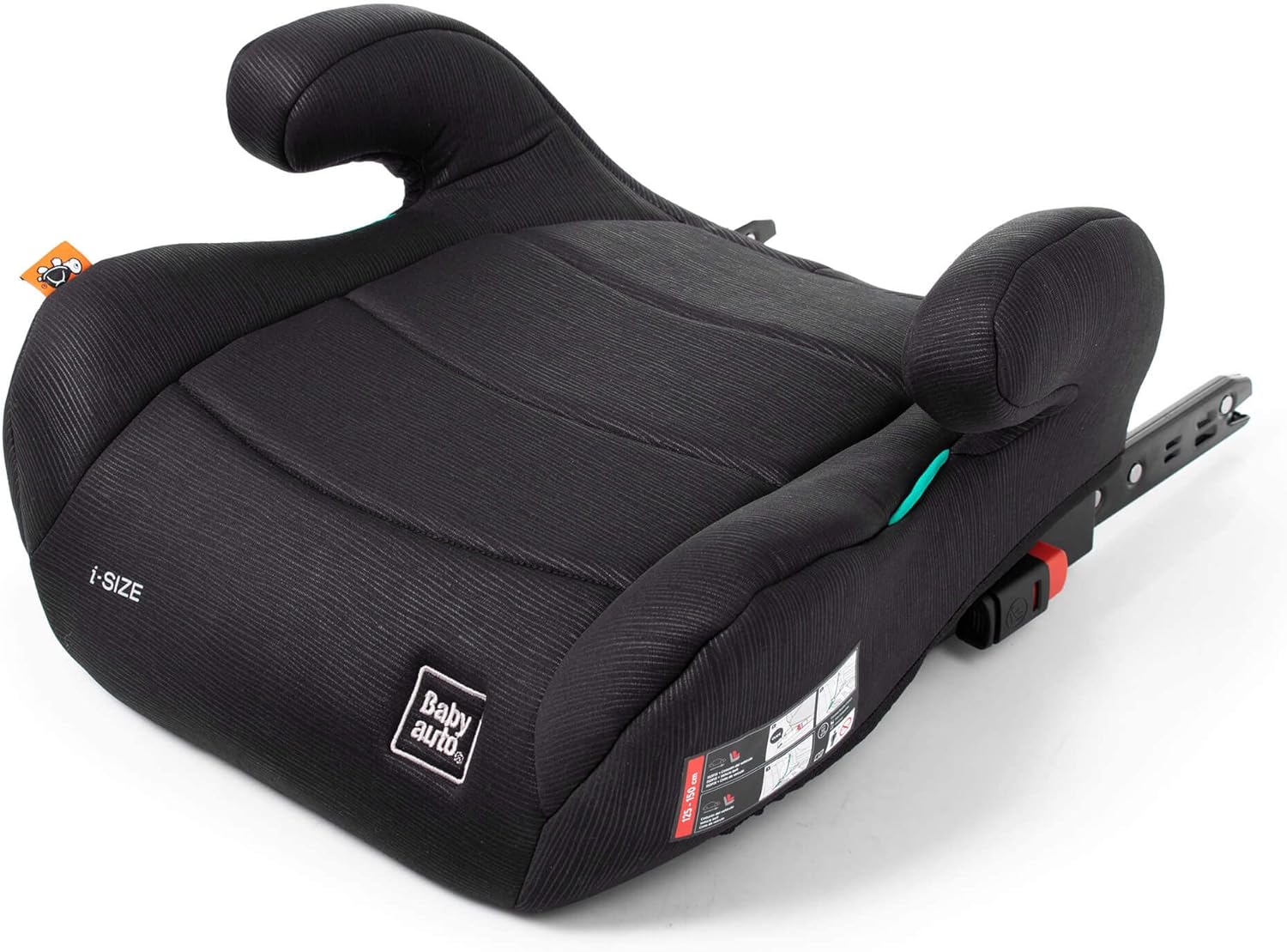 Rialzo per bambini babyauto nauna i-size 125-150 cm black line - immagine 1