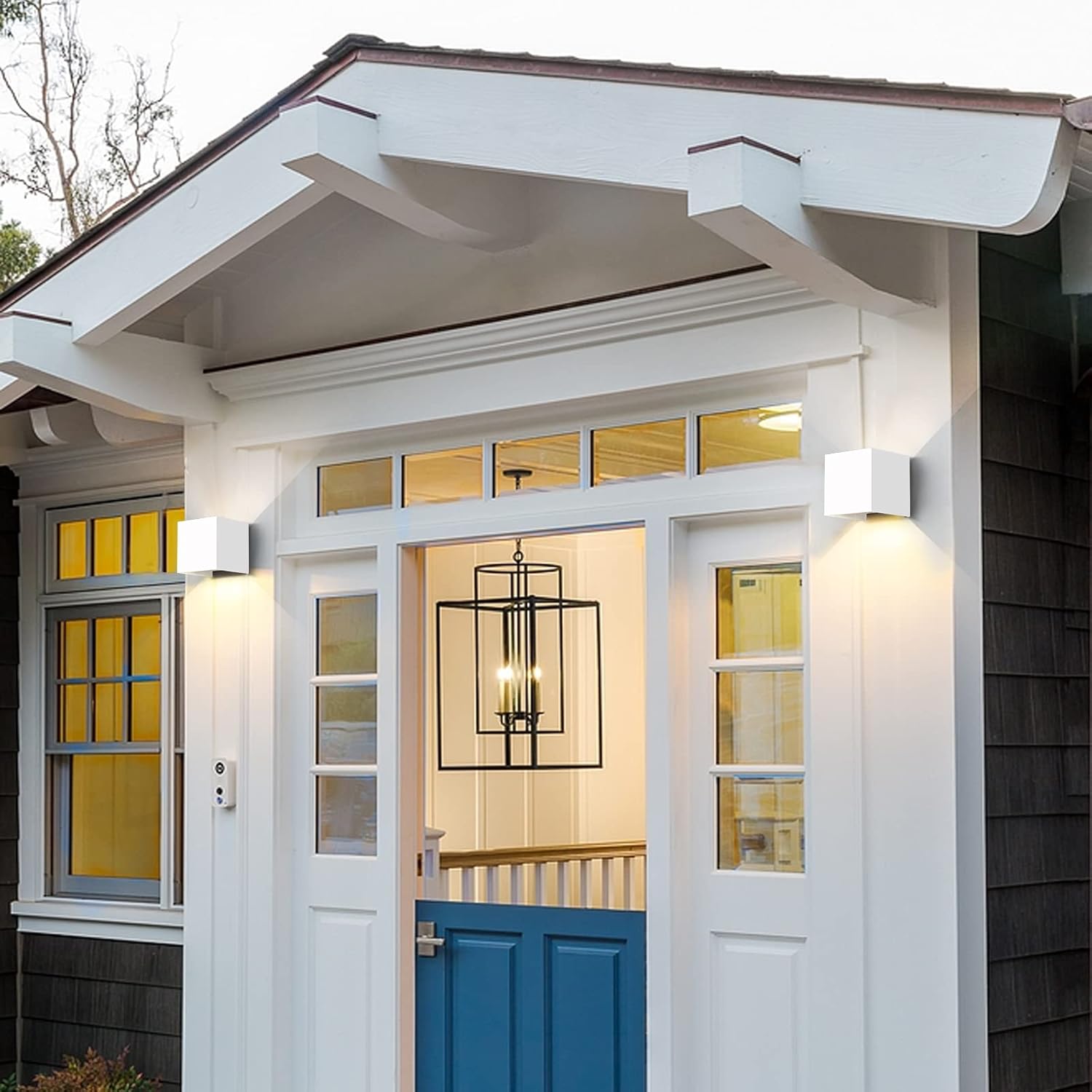 Applique LED da Parete 6W 3000K, Bianco (4pz) - immagine 7