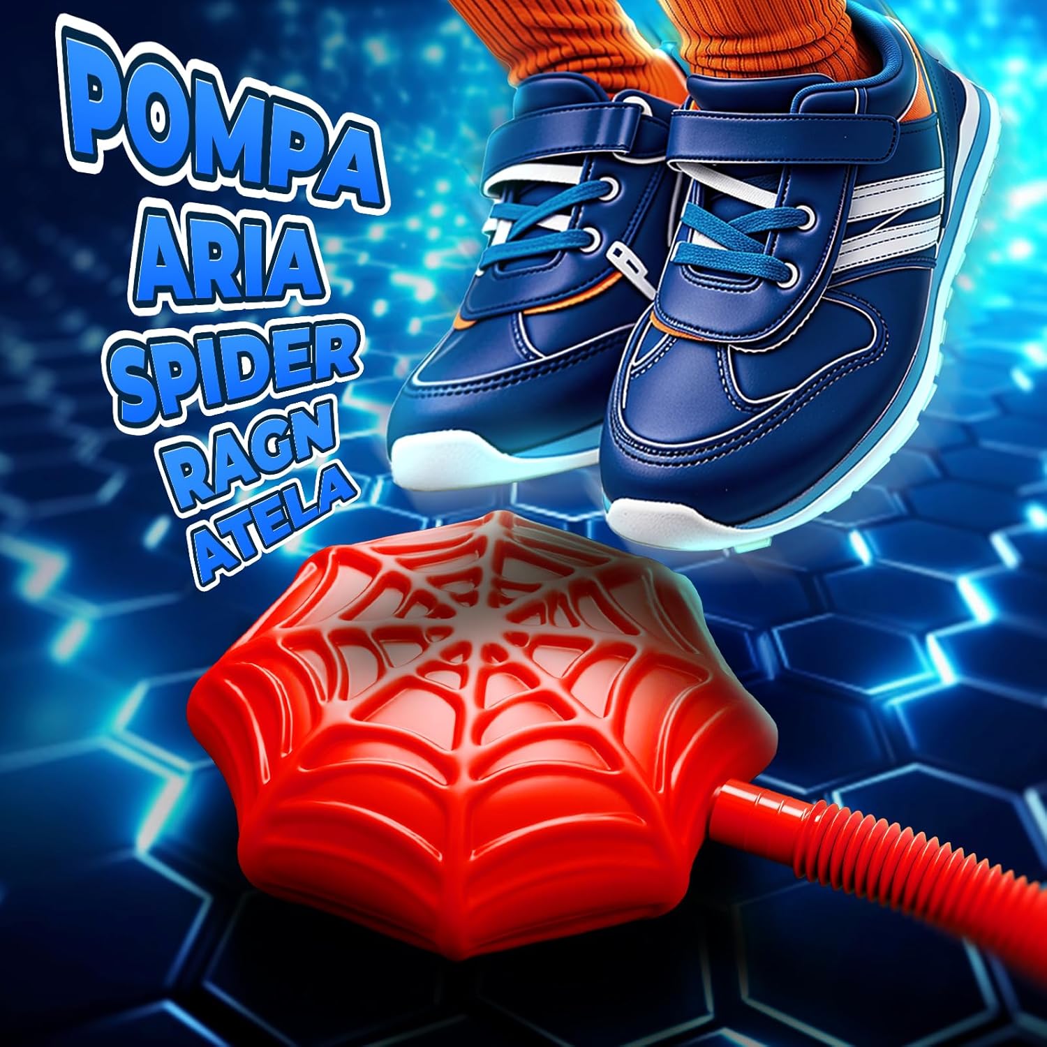 Lanciarazzi Spaziale Giocattolo con 4 Razzi Spider - immagine 5