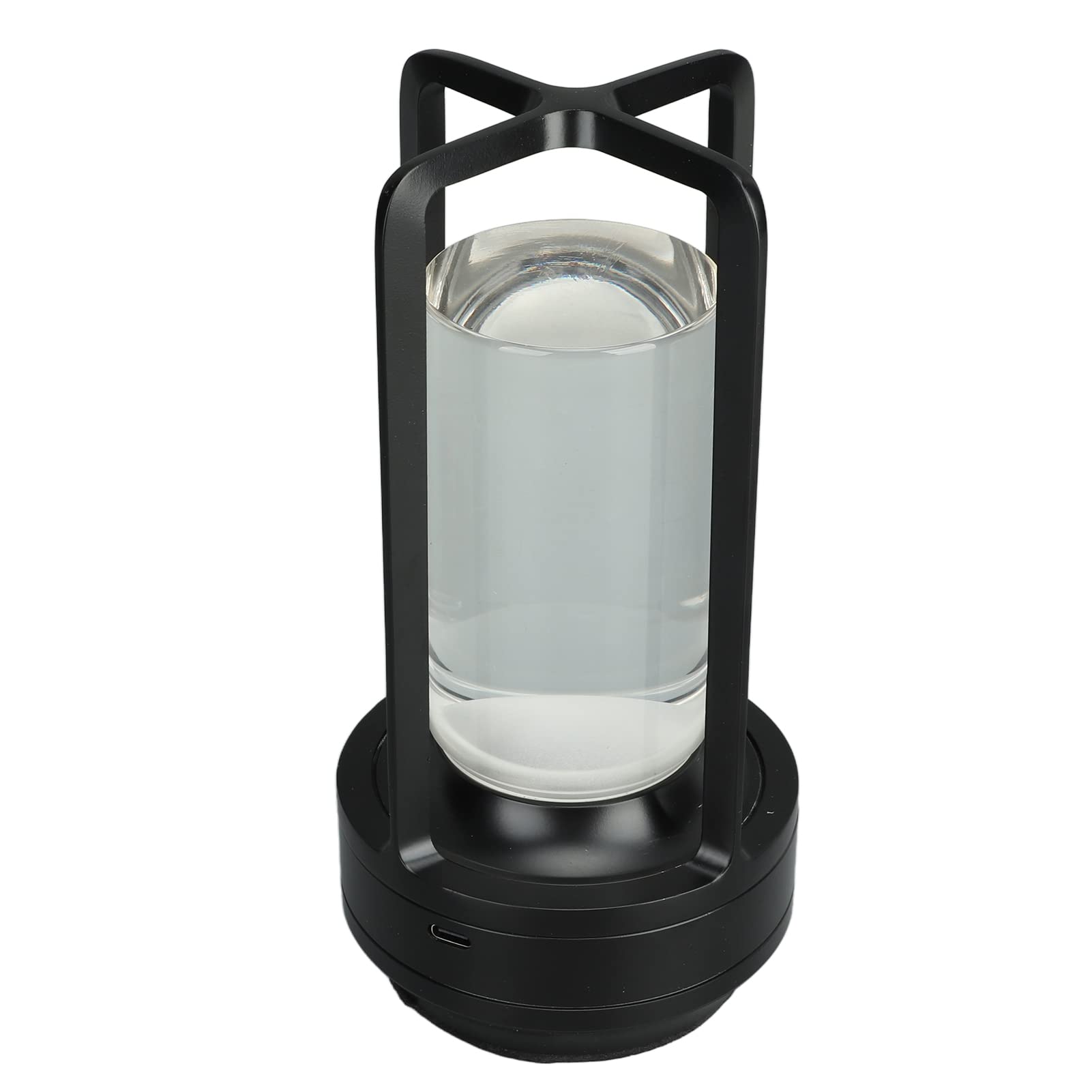 Focket Lampada da Tavolo a Batteria, Tattile 3 Colori, Nero