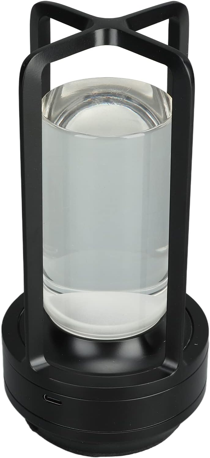 Focket Lampada da Tavolo a Batteria, Tattile 3 Colori, Nero - immagine 1