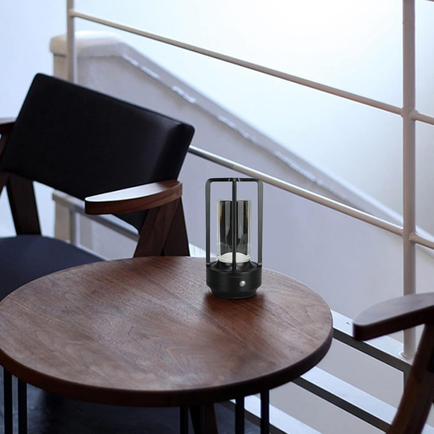 Focket Lampada da Tavolo a Batteria, Tattile 3 Colori, Nero - immagine 5