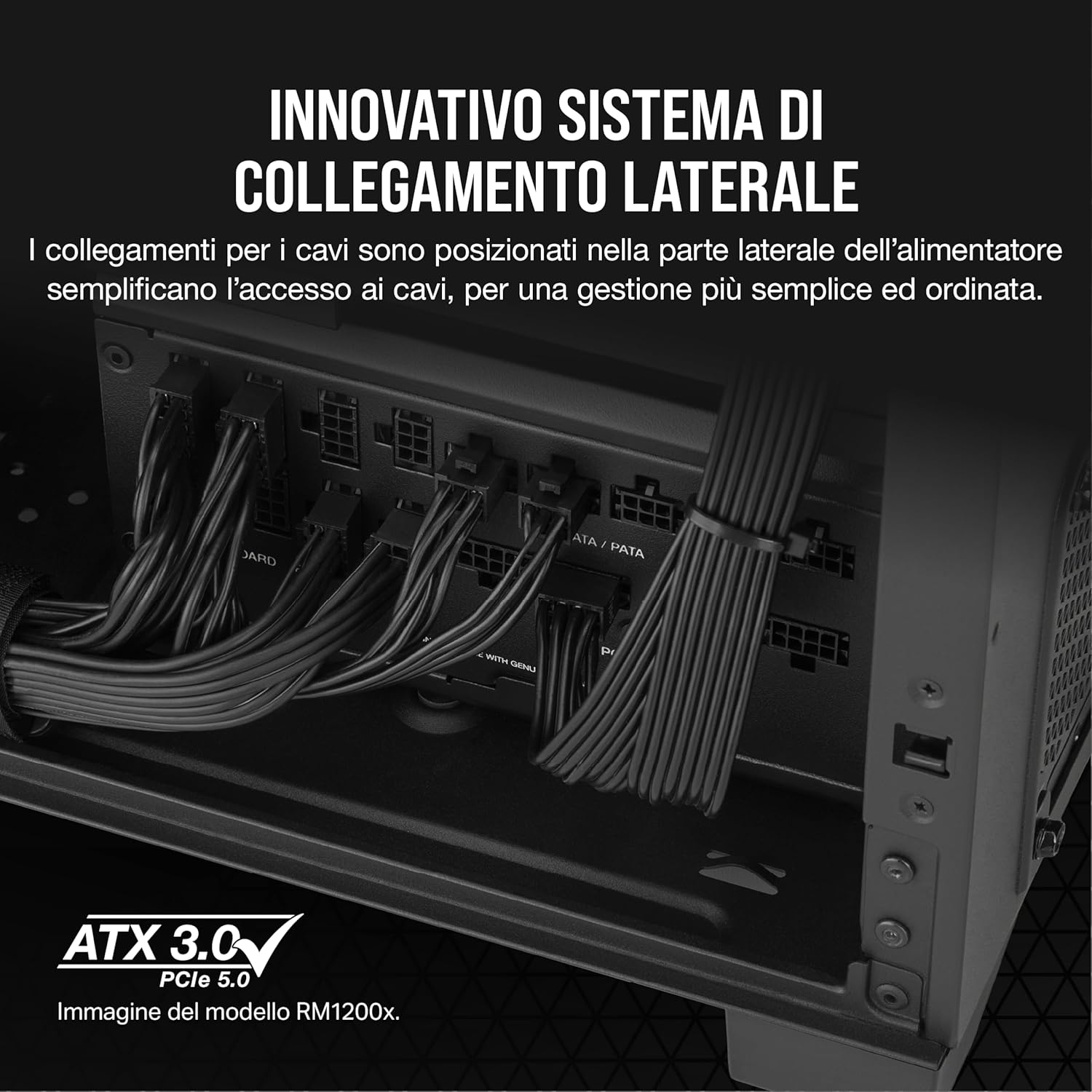 Corsair RM1000x SHIFT - Alimentatore ATX Modulare 1000W - immagine 4