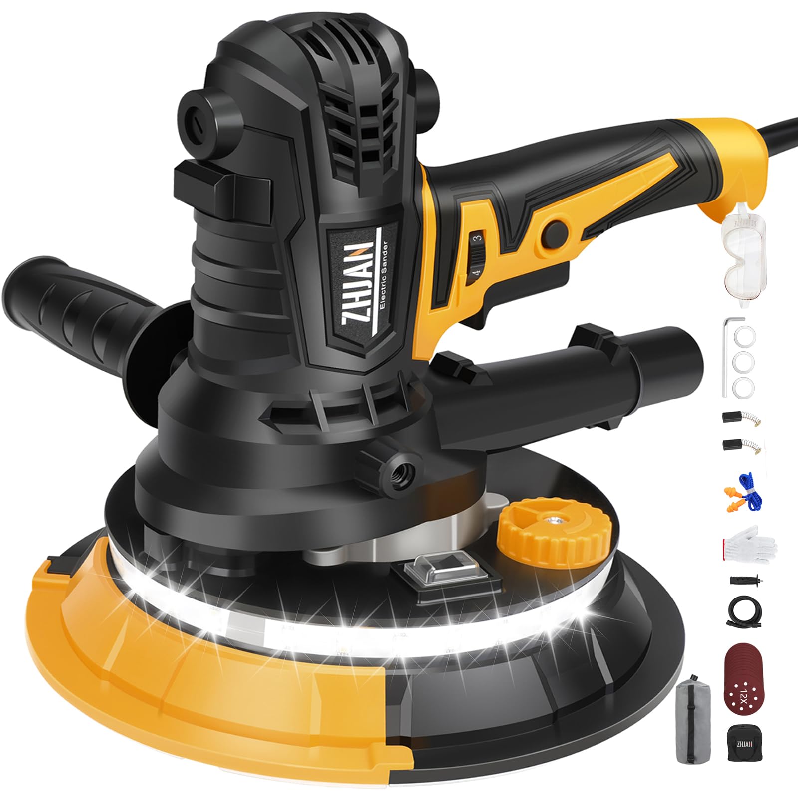 Levigatrice per Muro 900W con Aspirazione Polvere Automatica