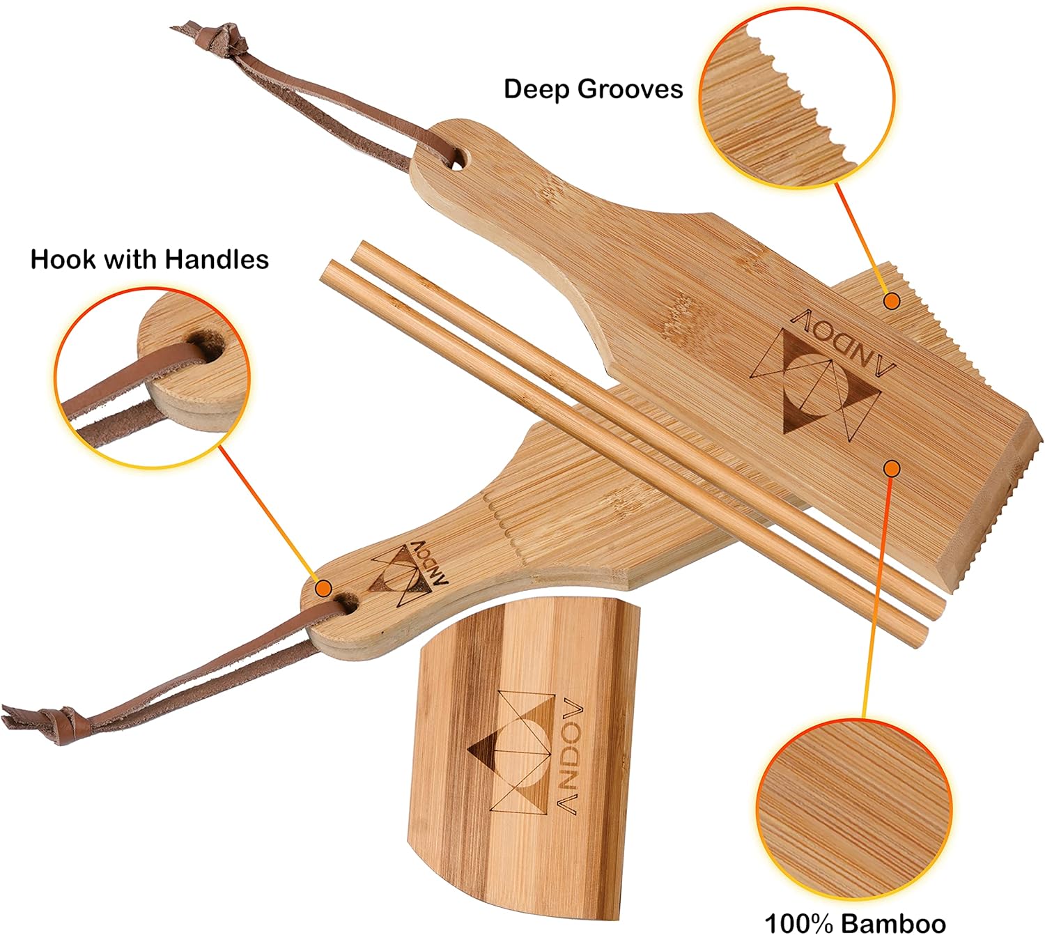 Gnocchi Set Pasta Maker in Legno di Bamboo - immagine 4