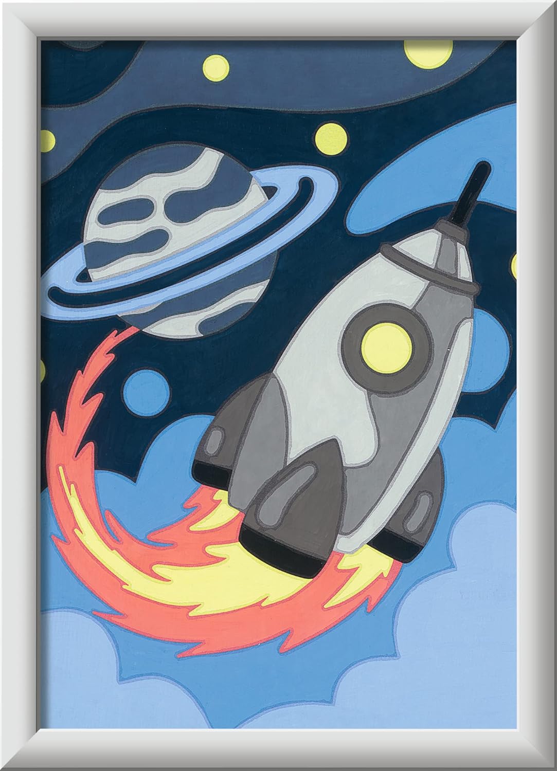 Ravensburger CreArt Serie E: Avventure nello Spazio - Kit Dipingere con Numeri - immagine 3