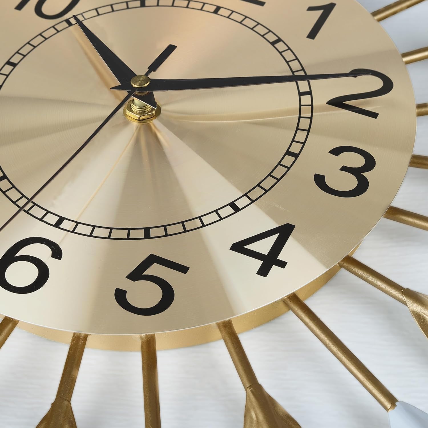 Lafocuse Orologio da Parete Oro Grande 56cm - immagine 8