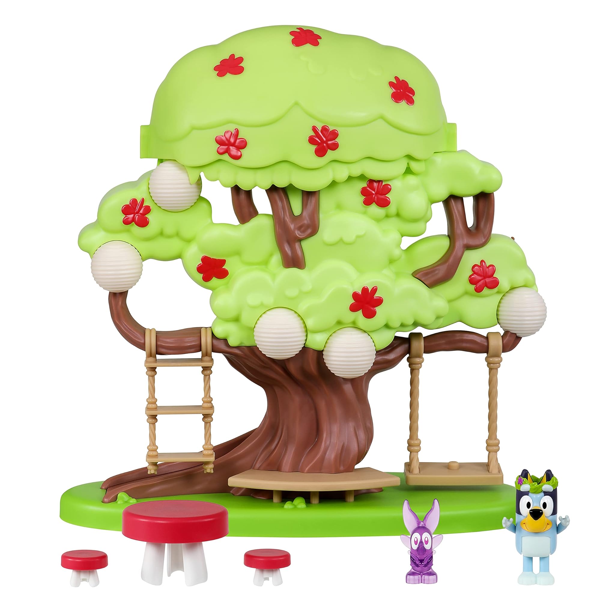 Bluey 17529 Tree Playset, Verde, Medium