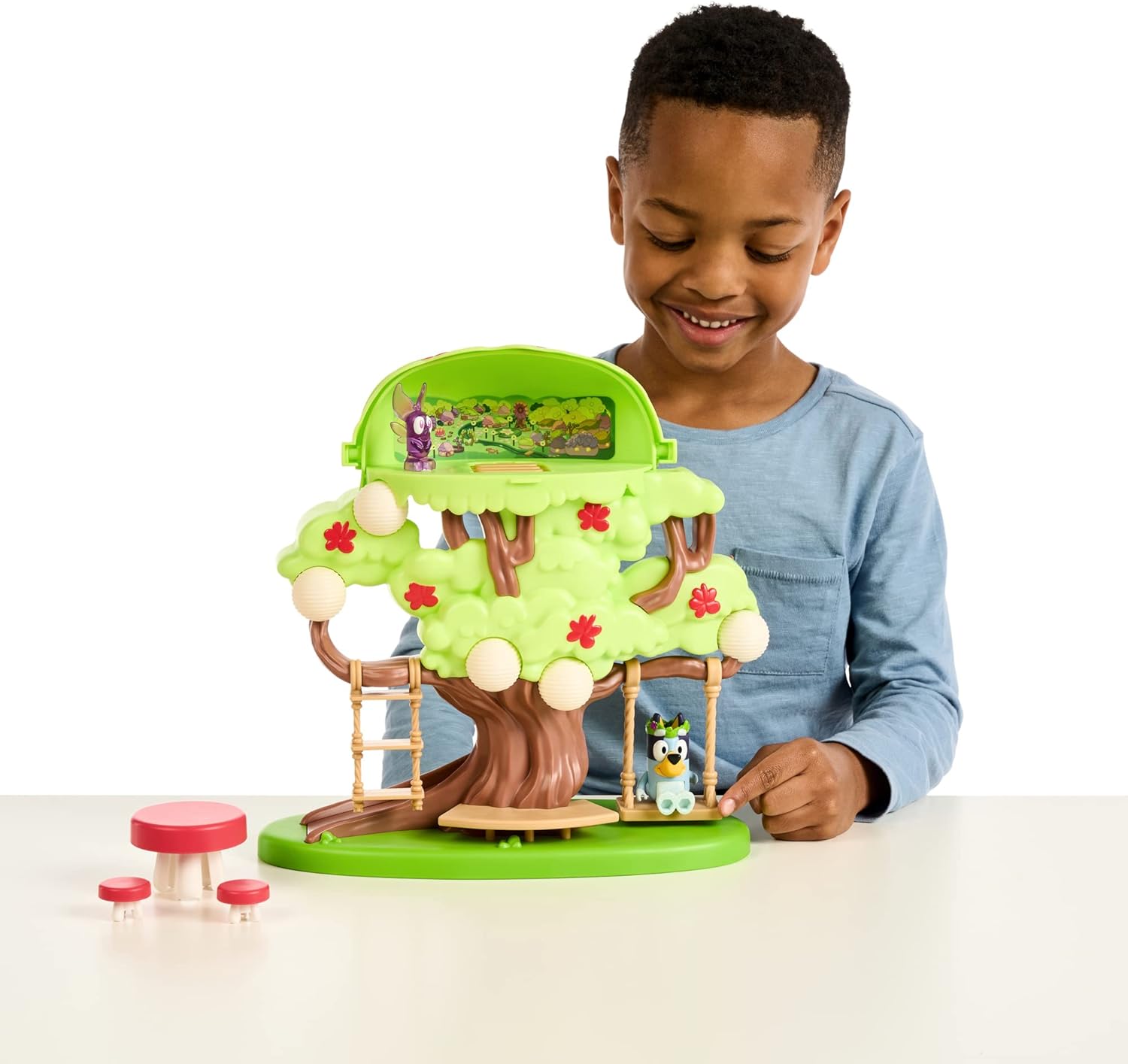 Bluey 17529 Tree Playset, Verde, Medium - immagine 2