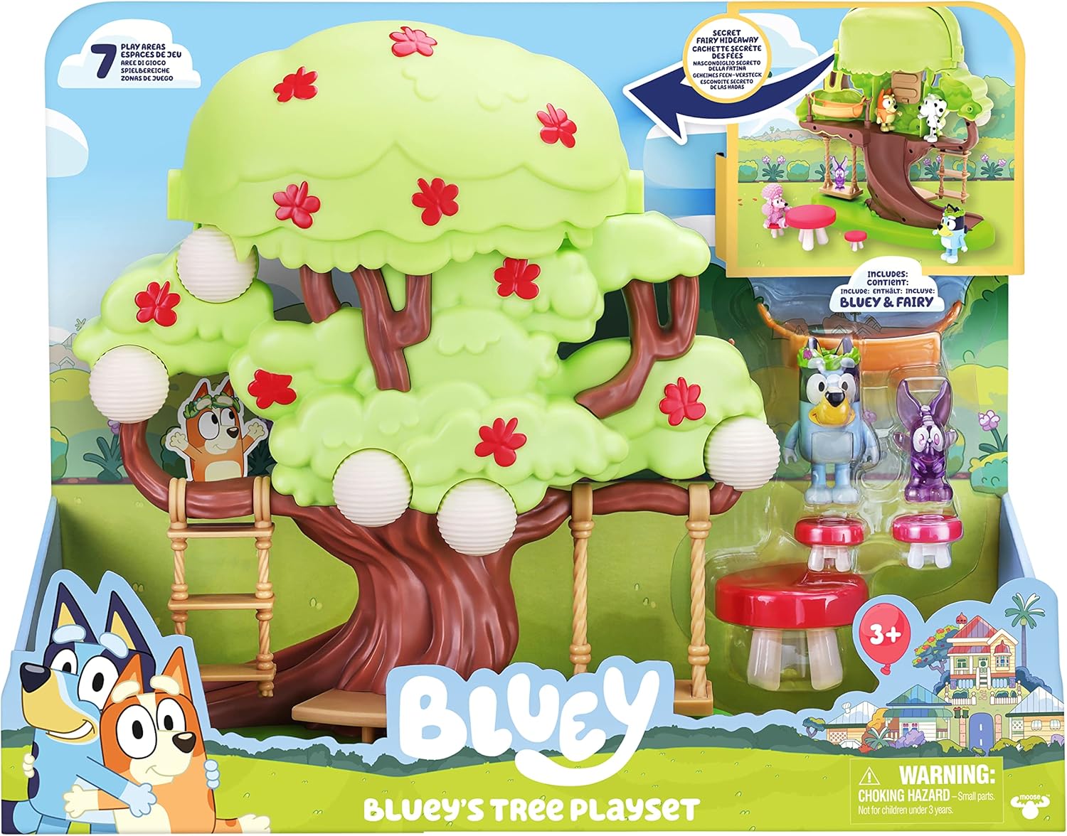 Bluey 17529 Tree Playset, Verde, Medium - immagine 9