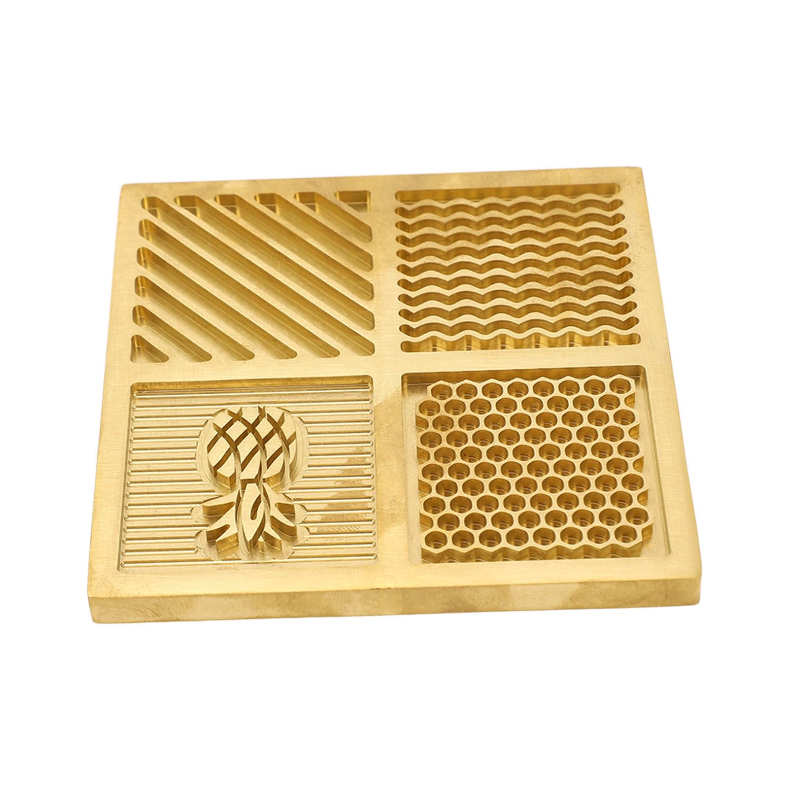 Vassoio per Timbri Cubetti di Ghiaccio in Ottone Addensato