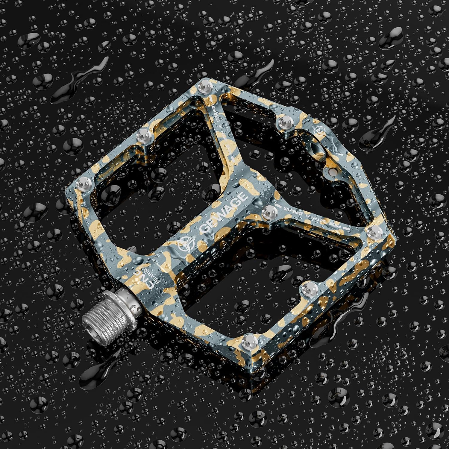 Gewage Pedali Bici Piatta 3 Cuscinetti - immagine 6