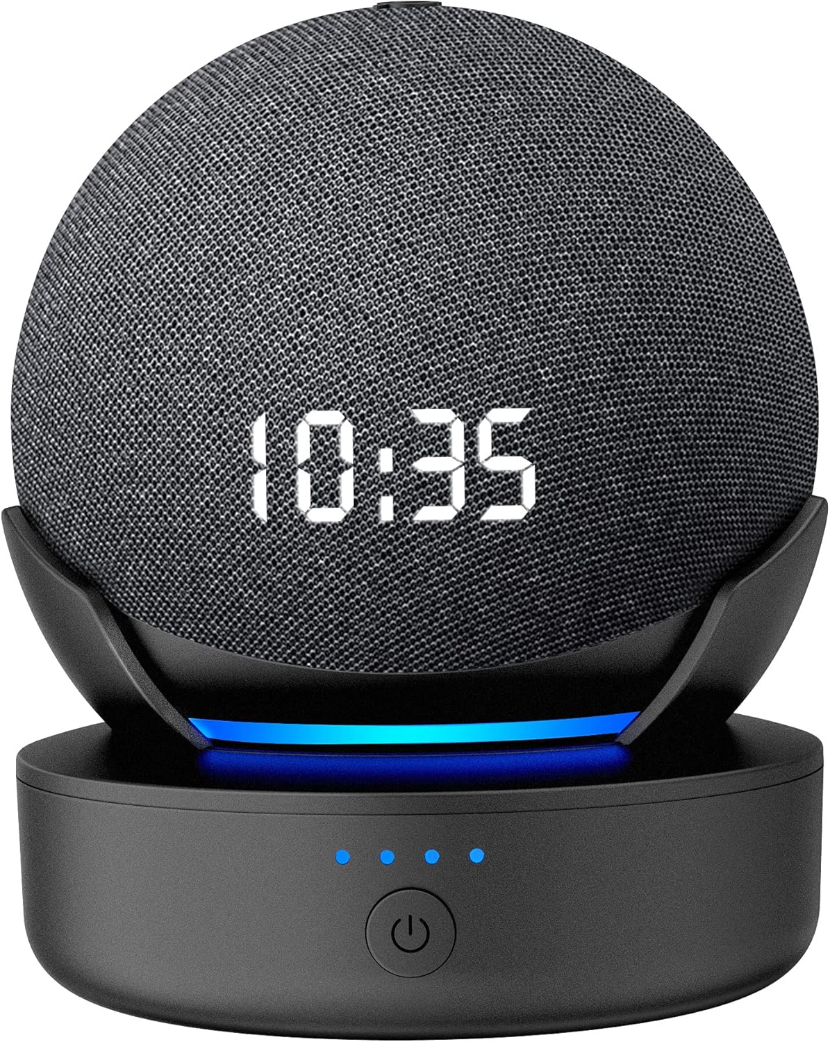 Plusacc Base Batteria 10000 mAh per Dot 5ª e 4ª Gen, Nero - immagine 1