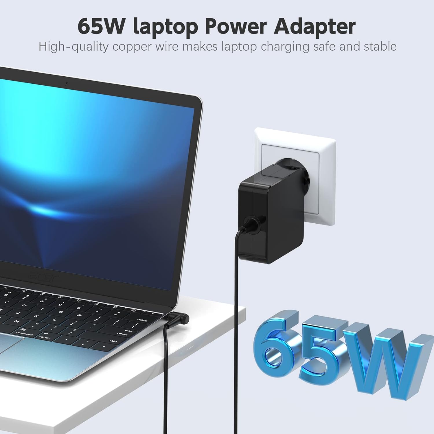 Alimentatore 65W per ASUS ZenBook e Notebook - immagine 4