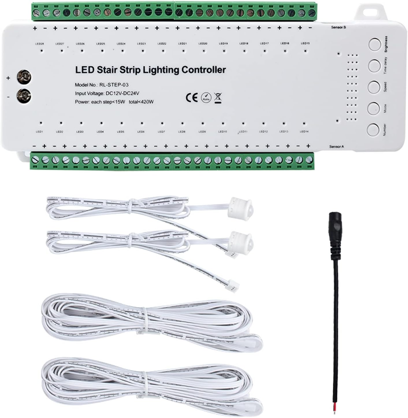 Xlsbz Controller LED con Sensore di Movimento - immagine 1