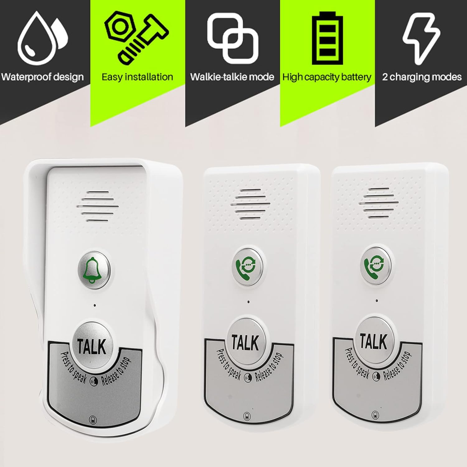 Campanello Citofono Wireless Bidirezionale - immagine 5