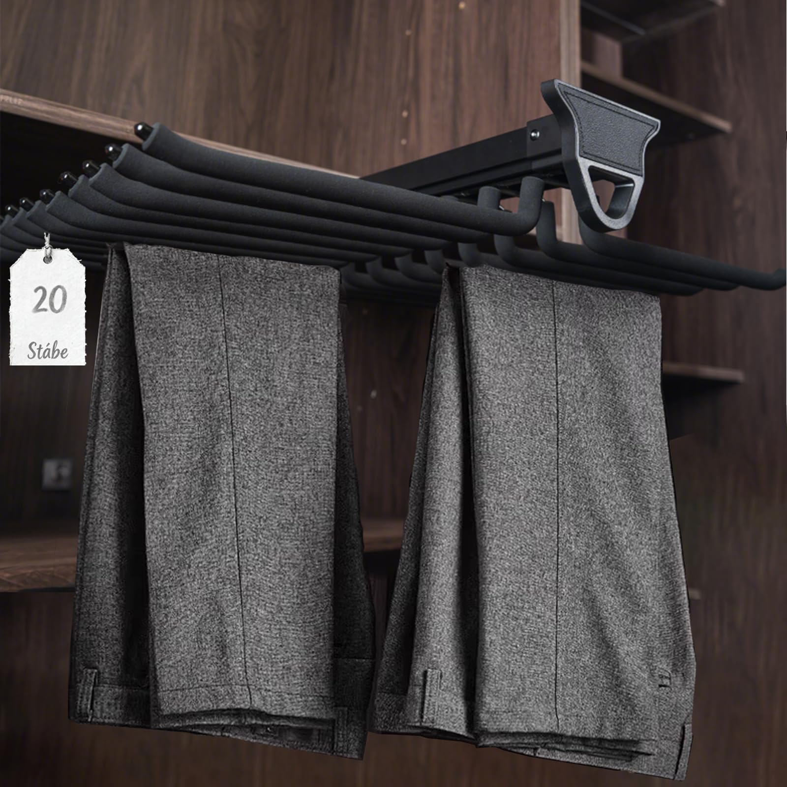 Gruccia Allungabile per Pantaloni 20 Braccia