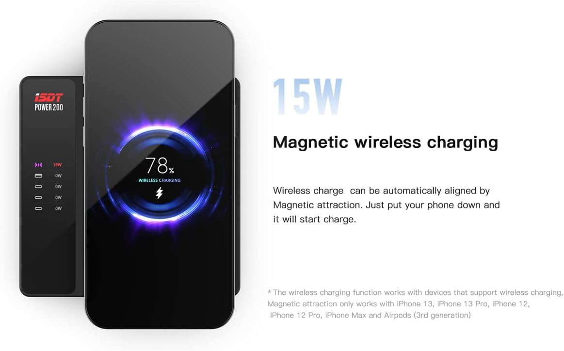 Isdt Power 200 Serie - Caricabatterie 200W con 4 USB - immagine 5