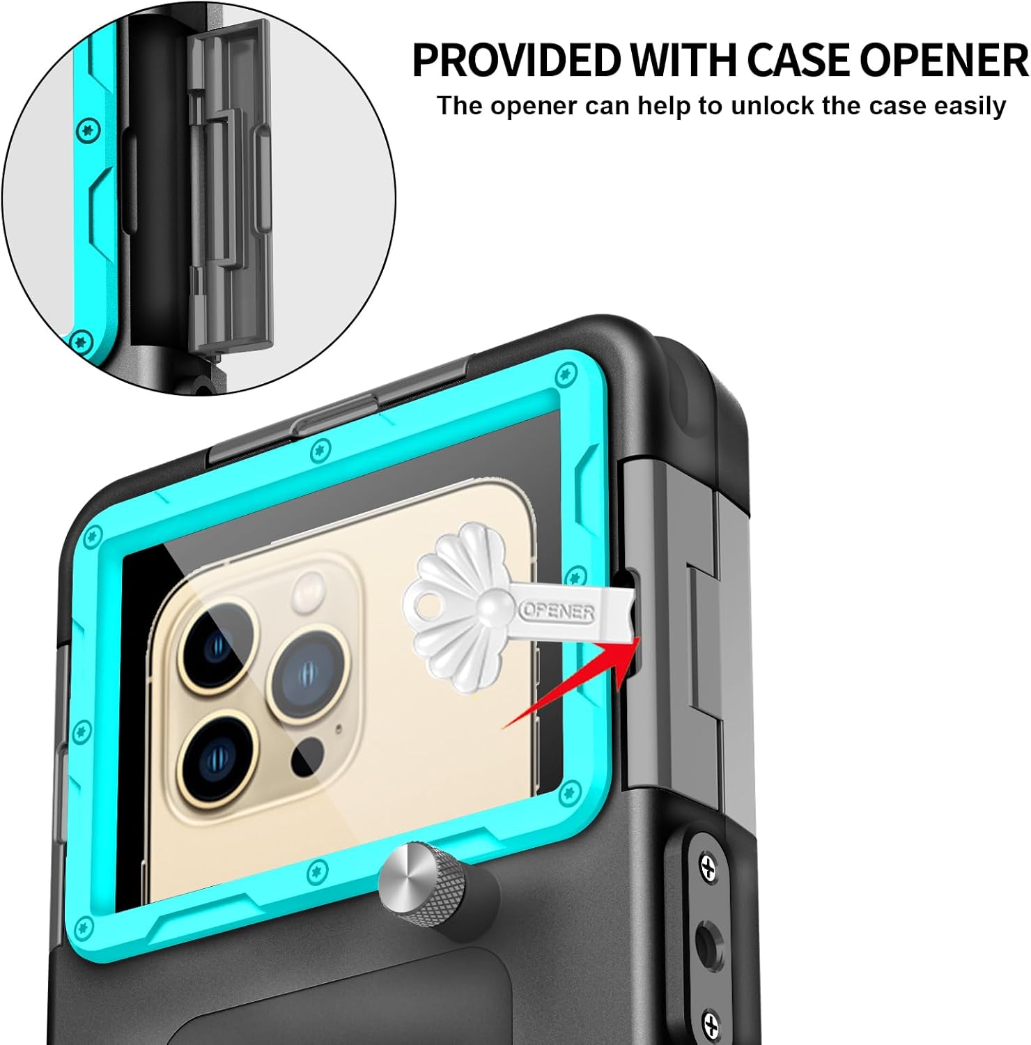 Custodia Impermeabile Smartphone IPX8 15m Subacquea - immagine 3