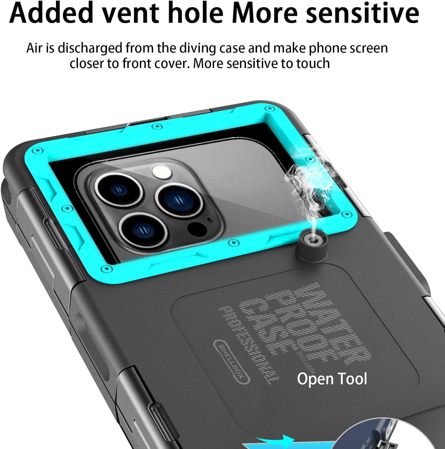 Custodia Impermeabile Smartphone IPX8 15m Subacquea - immagine 5