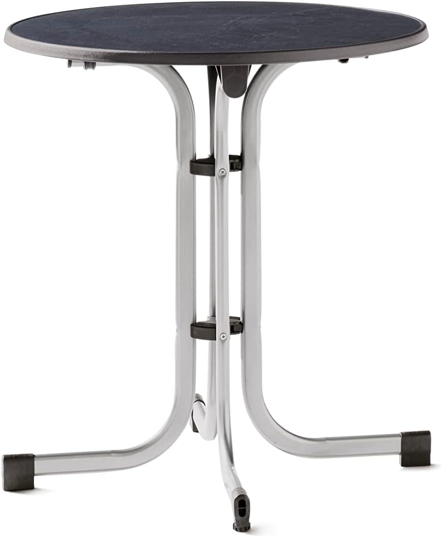 SIEGER Tavolo Pieghevole, Grafite - immagine 1