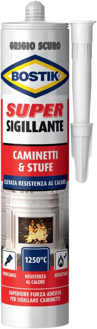 Bostik Super Sigillante Caminetti & Stufe 530gr - immagine 1