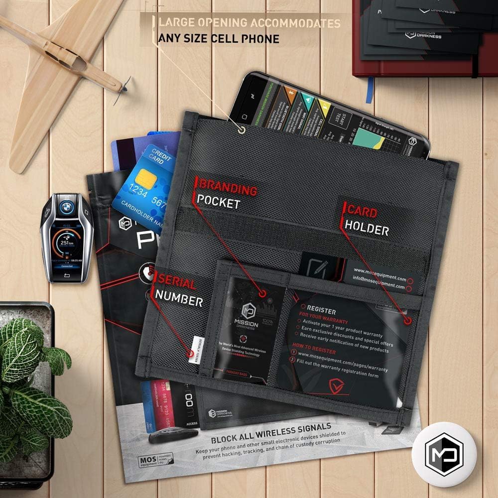 Mission Darkness Faraday Bag per Telefoni (2-Pack) - immagine 5