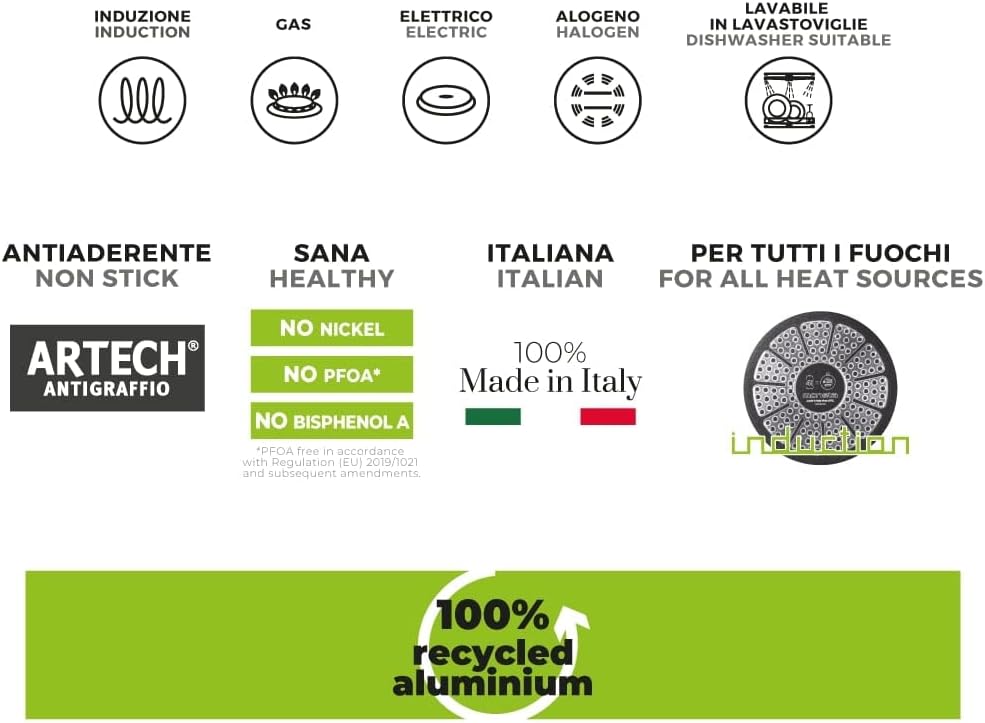 Moneta Gea Crepiera Ø 25 cm, Alluminio Riciclato - immagine 5