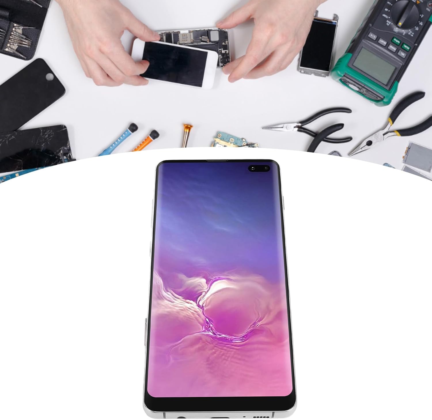 Schermo AMOLED 6,4 Pollici per Galaxy S10 Plus - immagine 5