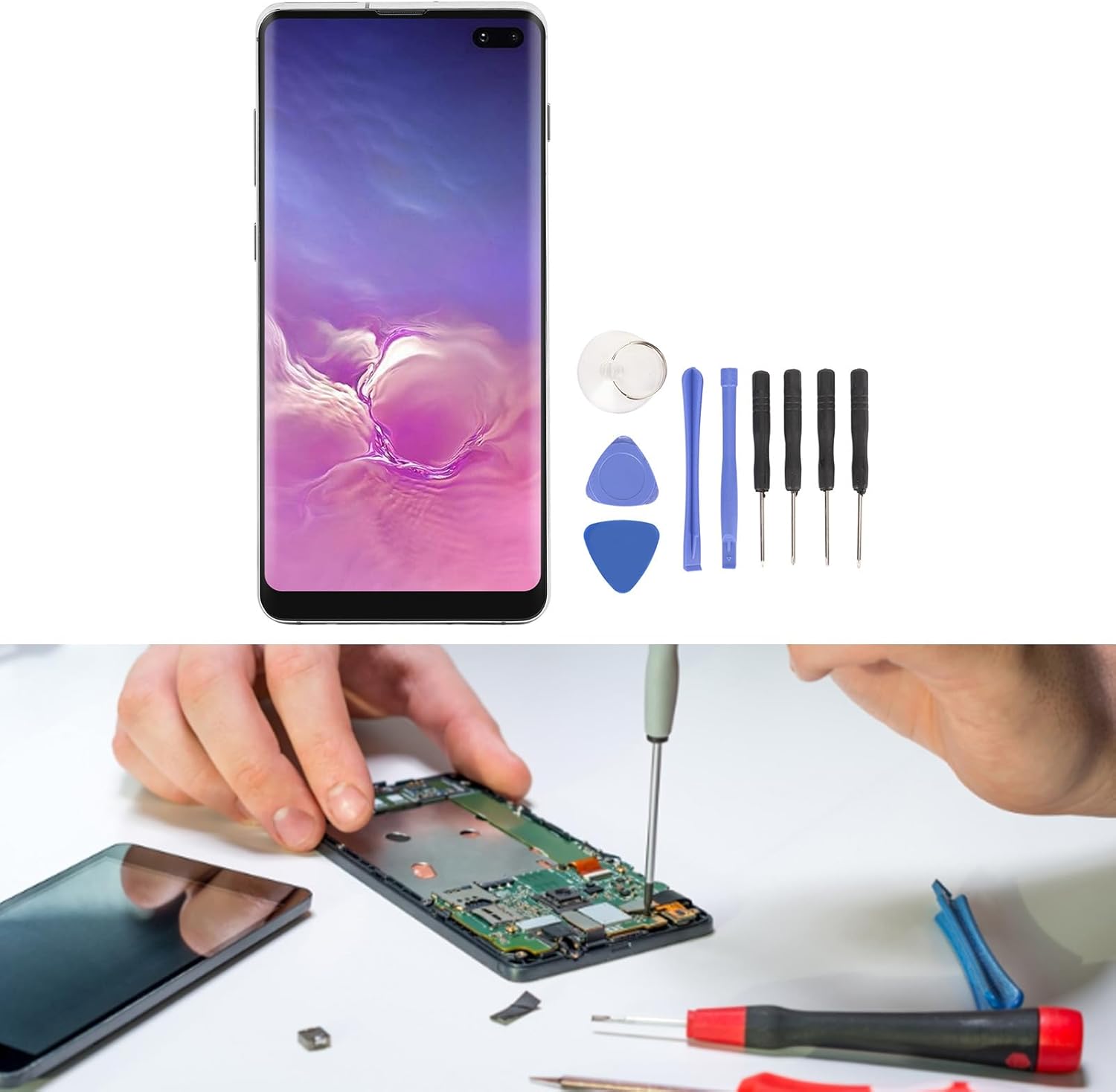 Schermo AMOLED 6,4 Pollici per Galaxy S10 Plus - immagine 6