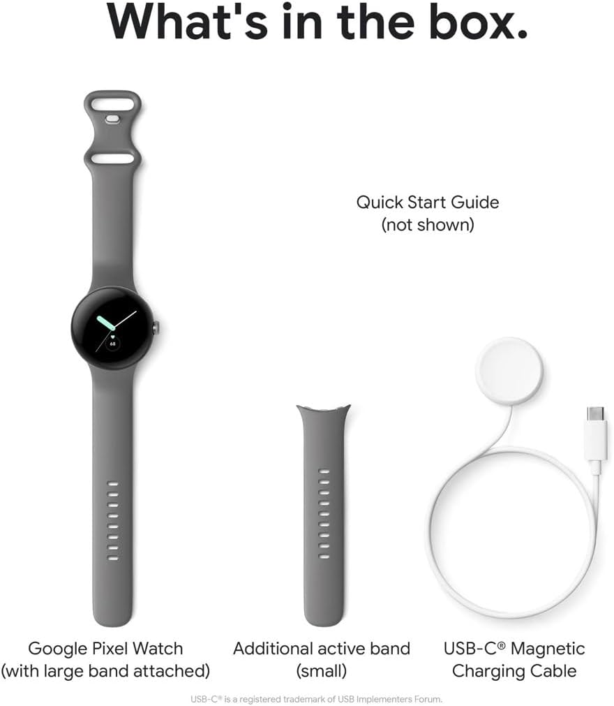 GOOGLE Pixel Watch BK Pixel Watch Matte Black/Obsidian - immagine 5