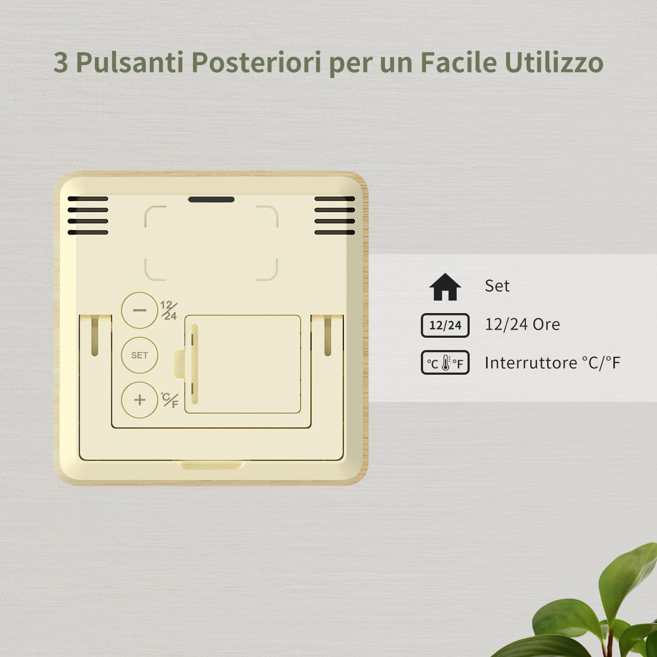 Noklead Igrometro Termometro Digitale per Interni - immagine 6